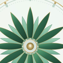 Hridaya 12-petal Anahata lotus in a gold mandala